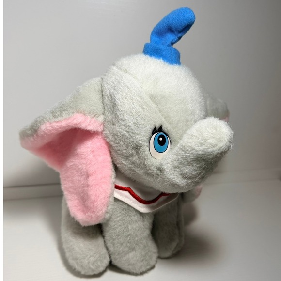 Disney Other - Vintage 80s Disney Dumbo Plush Disneyland Walt Disney World 9.5 inch Collectible
